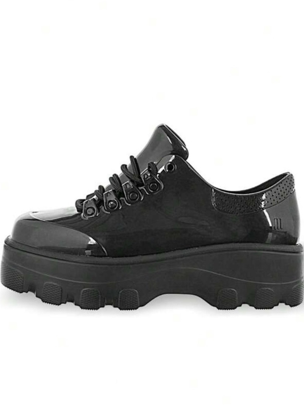 Melissa Black Platform Lace-Up Oxfords Shoes brand new in Box - Picture 3 of 3